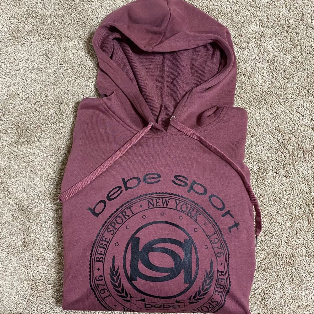 BEBE SPORT Collegiate Hoodie Antique Rose Size 3X